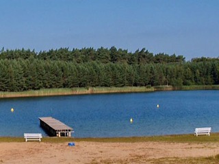 Badestrand am Campingplatz Dreenkrögen Badestrand am Campingplatz Dreenkrögen