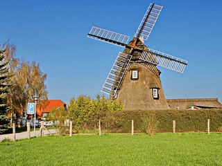 Holländer-Windmühle Dorf Mecklenburg Holländer-Windmühle Dorf Mecklenburg