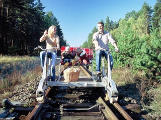 Mecklenburger Draisinenbahn - Strecke: Karow - Borkow Mecklenburger Draisinenbahn - Strecke: Karow - Borkow