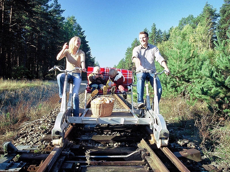 Mecklenburger Draisinenbahn - Strecke: Karow - Borkow Mecklenburger Draisinenbahn - Strecke: Karow - Borkow